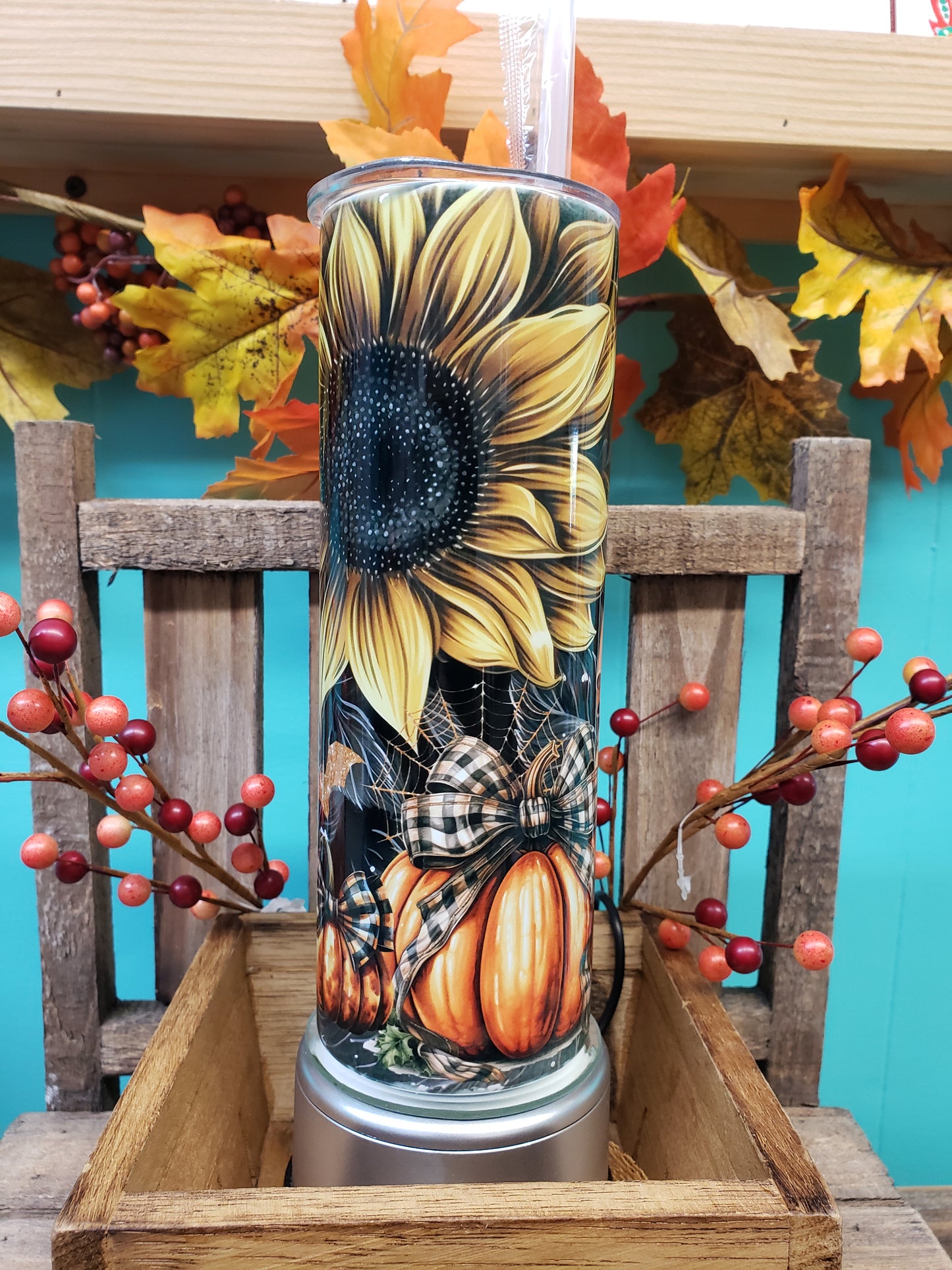 Sunflower/Pumpkin 20oz Tumbler