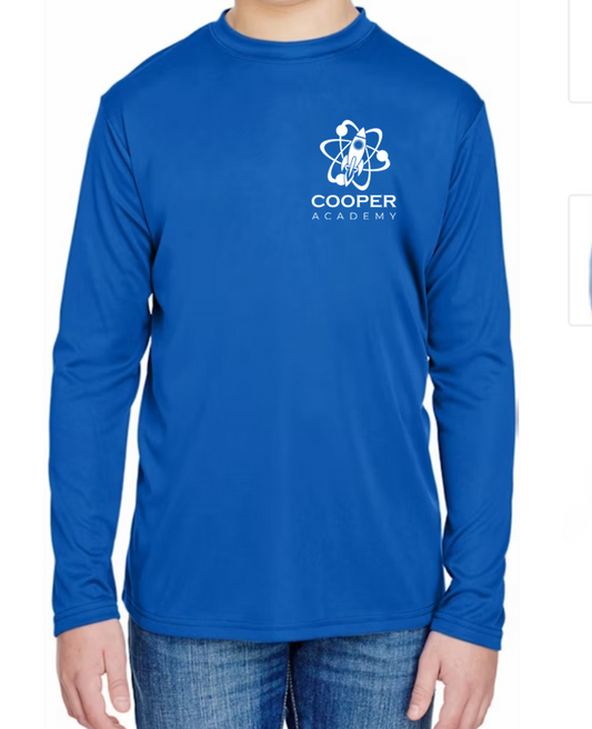 Cooper Academy Youth Unisex Cooling Performance Long Sleeve A4