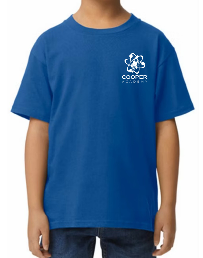 Cooper Academy Short Sleeve Unisex T-Shirt Royal Blue